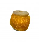 RUBAN EN TULLE JAUNE SOLEIL 0.6CMX2M