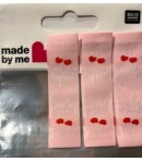 ETIQUETTES MADE BY ME  - ROSE X3 20X80MM