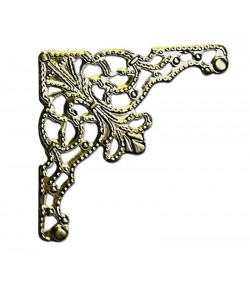 ANGLE EN METAL 3.5CM - OR