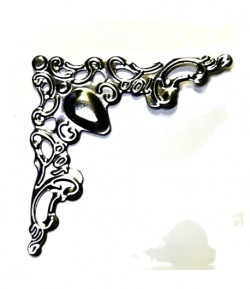 ANGLE EN METAL 4 CM - ARGENT