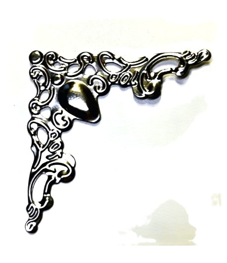 ANGLE EN METAL 4 CM - ARGENT