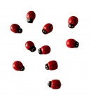 COCCINELLES EN BOIS 0.7X1 CM -  X10