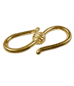 5 FERMOIRS CROCHET METAL OR