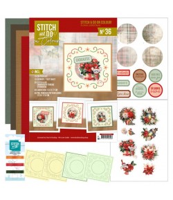 KIT COMPLET FEUILLES 3D FLORAL CHRISTMAS 10036