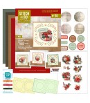 KIT COMPLET FEUILLES 3D FLORAL CHRISTMAS 10036
