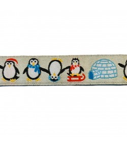 RUBAN PINGOUINS 16CMX1M