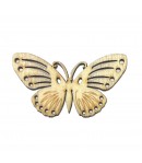 PAPILLON EN BOIS 5.7X3CM
