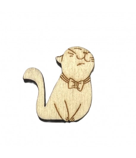 FORME BOIS CHAT 2.6X2.8X0.2CM