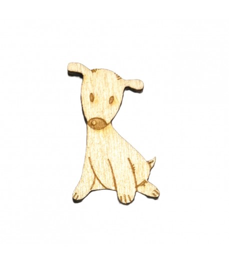 FORME BOIS CHIEN 2.3X3.8X0.2CM