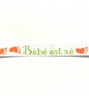 RUBAN BLANC BEBE EST NE 0.90CM X 2M
