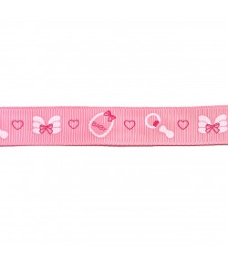 RUBAN ROSE BABY 1.6CM - 1 METRE
