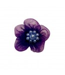 FLEUR EN TULLE - VIOLET 2.9X2.8CM