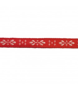 RUBAN TISSU ROUGE ET BLANC 0.9X1M