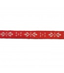 RUBAN TISSU ROUGE ET BLANC 0.9X1M