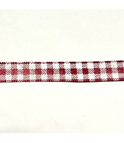RUBAN SATIN BORDEAUX 1CM X 1M