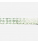 RUBAN SATIN VERT 1CM X 1M