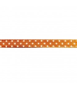 RUBAN A POIS ORANGE 1CM - 1M