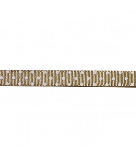 RUBAN A POIS CAFE 1CM - 1 M