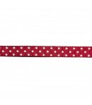 RUBAN A POIS BORDEAUX 1CM - 1 M