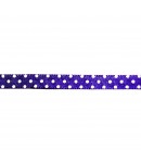 RUBAN A POIS VIOLET 1CM - 1M