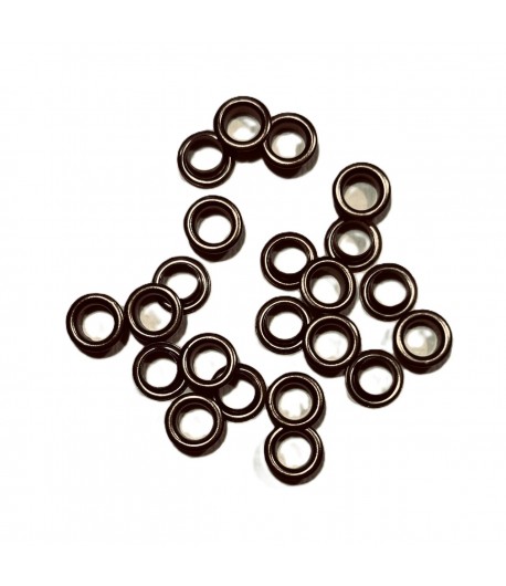 OEILLETS ARGENT ANTIQUE EN METAL X25 0.6CM
