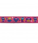 RUBAN CHOUETTE ROSE 1.5CM - 1 M