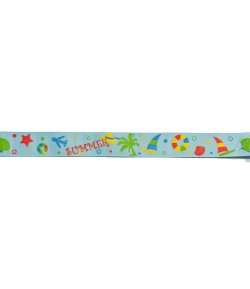 RUBAN BLEU SUMMER  2.2CM X 1 M
