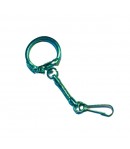 PORTE CLEF ET MOUSQUETON VERT
