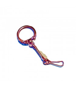PORTE CLEF ET MOUSQUETON ROSE