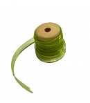 RUBAN EN TULLE VERT ANIS 0.6CMX2M