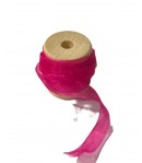 RUBAN EN TULLE FUSCHIA 0.6CMX2M