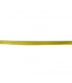 RUBAN SATIN JAUNE 3MM - 1 M