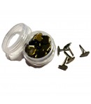 ATTACHES PARISIENNES COEURS BRONZE X 30