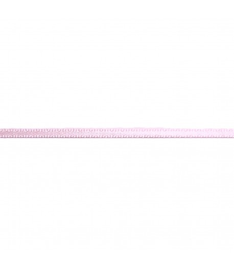 RUBAN SATIN ROSE CLAIR 3MM - 1 M