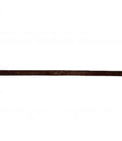 RUBAN SATIN MARRON FONCE 3MM - 1 M