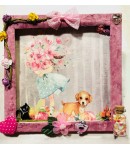 PAPIER DE RIZ A4 CIRCLE OF LOVE - 21X29.7 - DFSA4528 - STAMPERIA