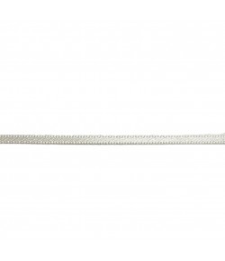 RUBAN SATIN BLANC CASSE 3MM - 1 M