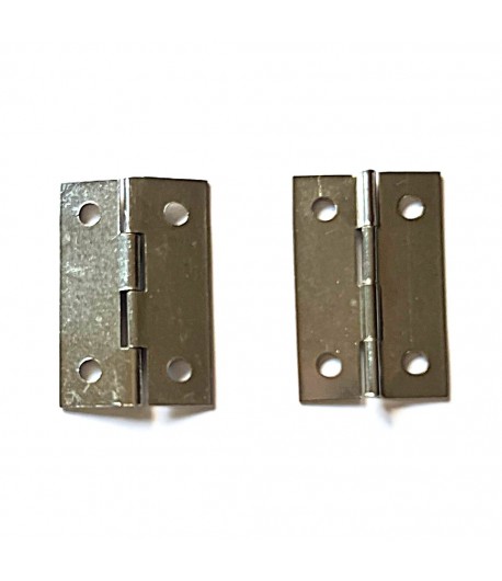 CHARNIERES ARGENT X2 2.7X3.4CM