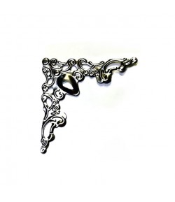 ANGLE EN METAL 4 CM - ARGENT