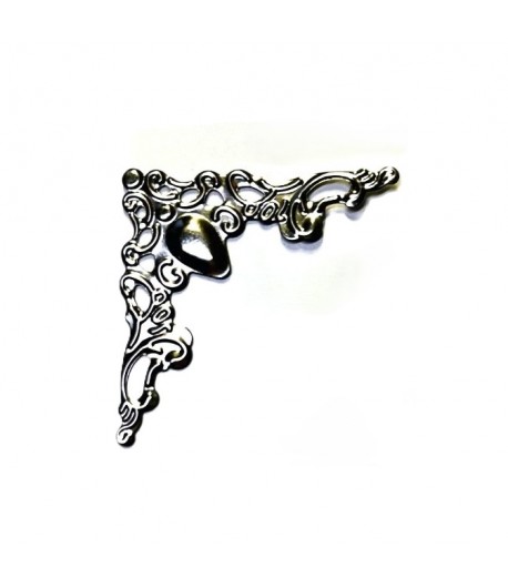 ANGLE EN METAL 4 CM - ARGENT