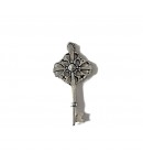 CHARM METAL ARGENT - CLEF