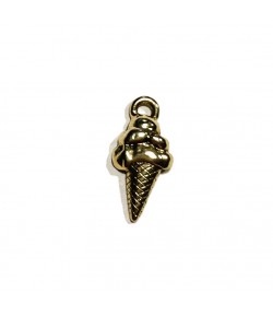 CHARM CONE GLACE OR 0.9X1.7CM
