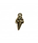 CHARM CONE GLACE OR 0.9X1.7CM