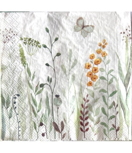 SERVIETTE GRANDES HERBES