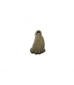 CHARM METAL BRONZE - PIED 1.1X1.8CM