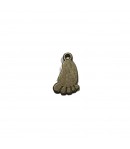 CHARM METAL BRONZE - PIED 1.1X1.8CM