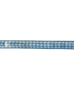 RUBAN VICHY BLEU 10MM - 1 M