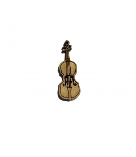 VIOLON EN BOIS - 1X2.9CM