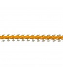 RUBAN ORANGE BLANC 0.7CM X 1M