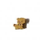 BOUTON PETIT CHIEN EN BOIS 1.6X1.6CM